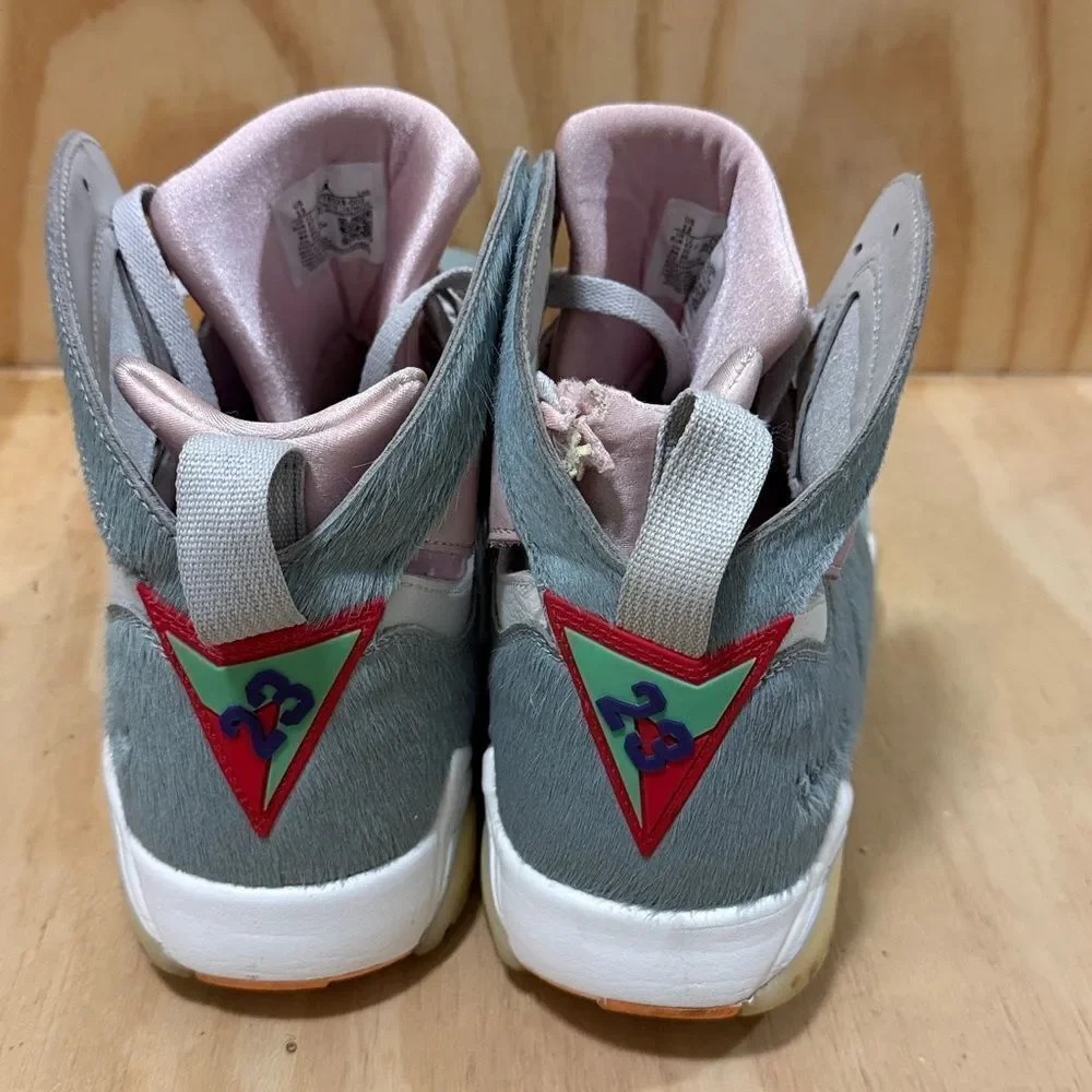 Mens Air Jordan 7 Retro SE Hare Shoes. CT8528 002 Neutral Gray Summit White 13